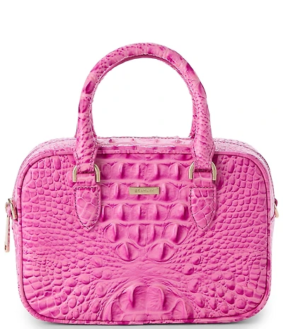 BRAHMIN Candy Pink Melbourne Collection Mara Mini Satchel Bag