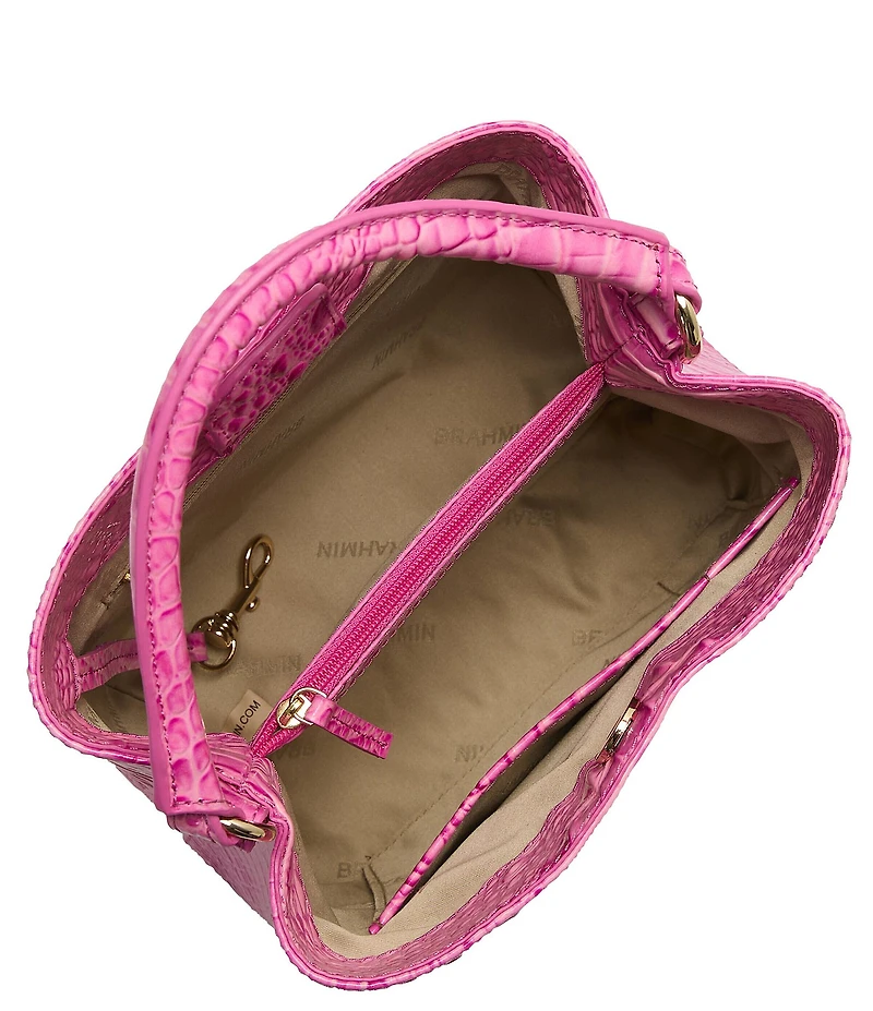 BRAHMIN Candy Pink Melbourne Mini Amelia