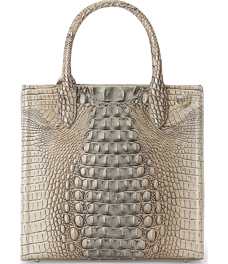 BRAHMIN Caroline Fossilized Ombre Melbourne Collection Satchel Bag