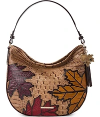 BRAHMIN Cartland Collection Small Kathleen Leaves Shoulder Bag