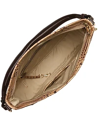 BRAHMIN Cartland Collection Small Kathleen Leaves Shoulder Bag