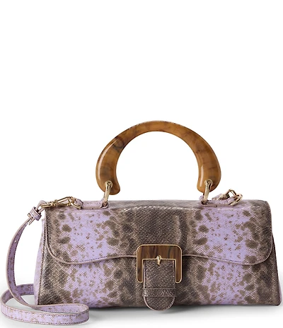 BRAHMIN Cassatt Collection Ombre Snake Dayan Satchel Bag