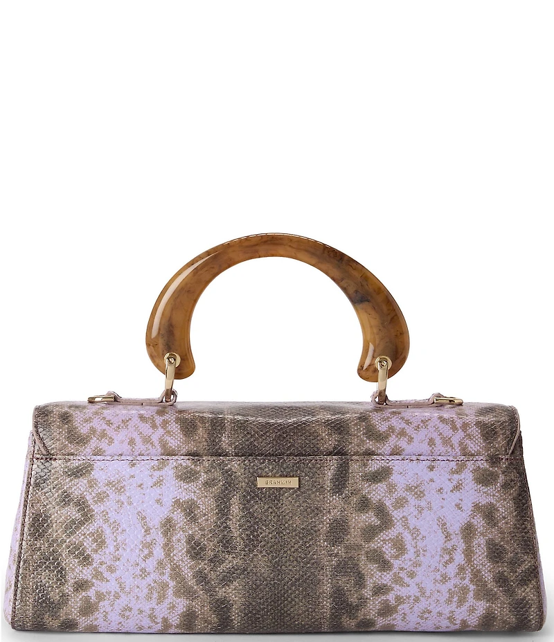 BRAHMIN Cassatt Collection Ombre Snake Dayan Satchel Bag
