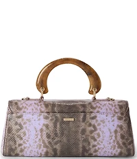 BRAHMIN Cassatt Collection Ombre Snake Dayan Satchel Bag