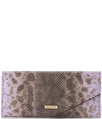 BRAHMIN Cassatt Collection Ombre Snake Embossed Lavender Veronica Wallet