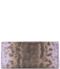 BRAHMIN Cassatt Collection Ombre Snake Embossed Lavender Veronica Wallet