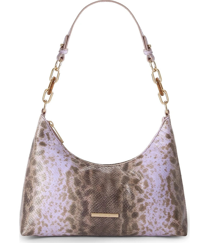 BRAHMIN Cassatt Collection Ombre Snake Embossed Olivia Shoulder Bag