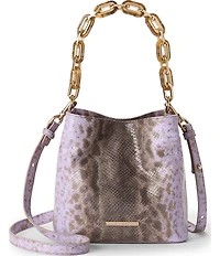 BRAHMIN Cassatt Collection Ombre Snake Mod Mini Amelia Bucket Bag