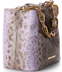 BRAHMIN Cassatt Collection Ombre Snake Mod Mini Amelia Bucket Bag
