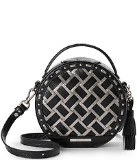 BRAHMIN Castle Glen Collection Black Lane Crossbody Bag