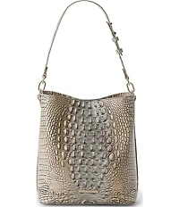 BRAHMIN Celina Fossilized Ombre Melbourne Collection Bucket Bag