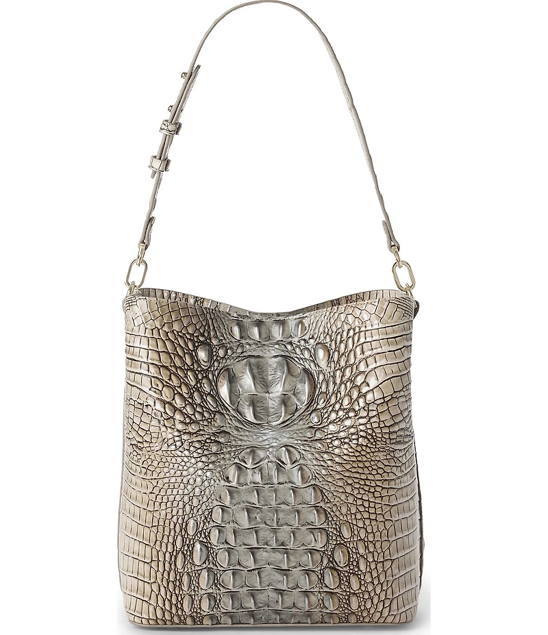 BRAHMIN Celina Fossilized Ombre Melbourne Collection Bucket Bag