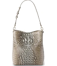 BRAHMIN Celina Fossilized Ombre Melbourne Collection Bucket Bag