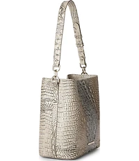 BRAHMIN Celina Fossilized Ombre Melbourne Collection Bucket Bag