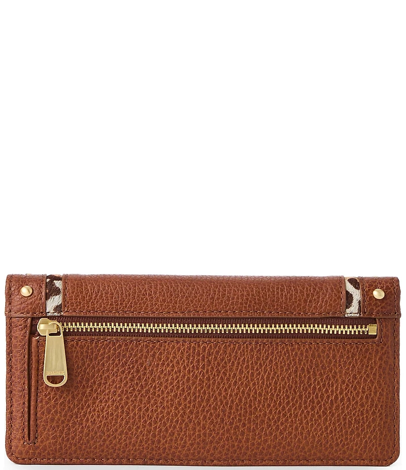 BRAHMIN Cherrywood Collection Tobacco Ady Bifold Wallet