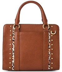 BRAHMIN Cherrywood Collection Tobacco Cami Satchel Bag
