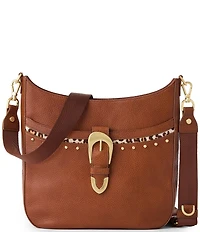 BRAHMIN Cherrywood Collection Tobacco Leia Crossbody Bag