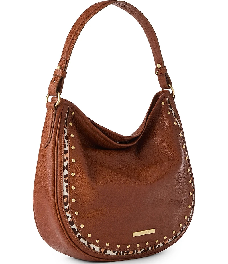 BRAHMIN Cherrywood Collection Tobacco Small Kathleen Shoulder Bag