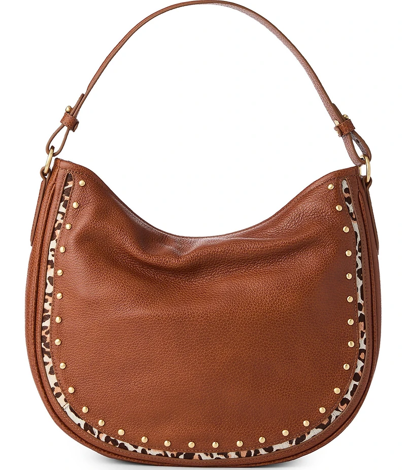 BRAHMIN Cherrywood Collection Tobacco Small Kathleen Shoulder Bag