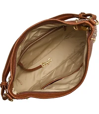 BRAHMIN Cherrywood Collection Tobacco Small Kathleen Shoulder Bag
