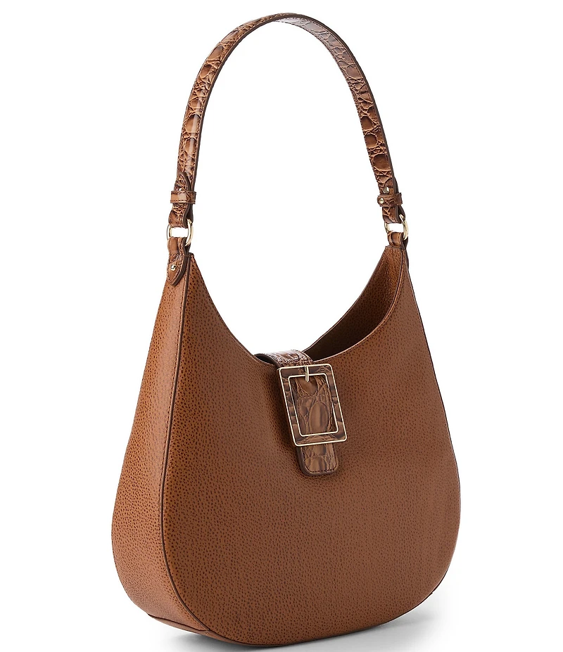 BRAHMIN Cinnamon Cumulus Collection Fallon Shoulder Bag