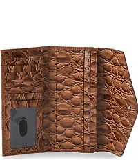 BRAHMIN Cinnamon Cumulus Collection Veronica Wallet