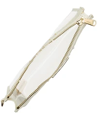 BRAHMIN Clarisse Transparent Contrast Trim Travel Pouch Wristlet