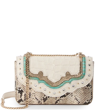 BRAHMIN Cloud Dancer Dubois Rosa Convertible Crossbody Bag