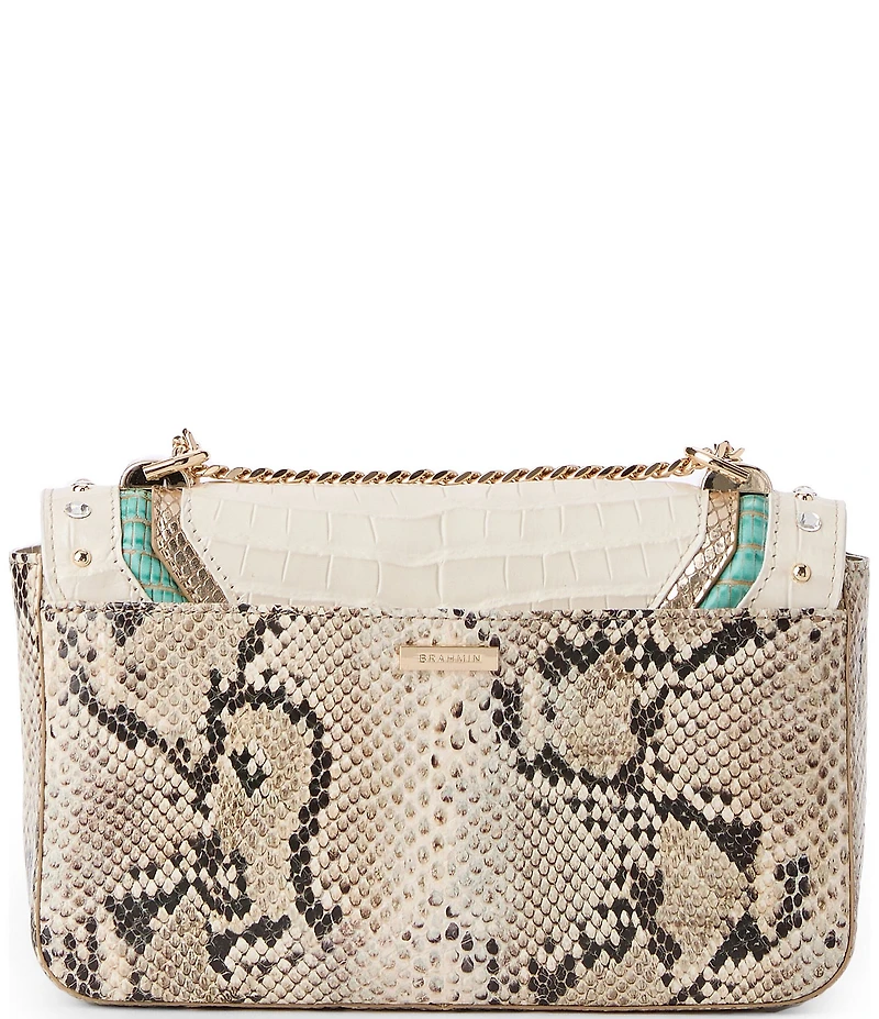 BRAHMIN Cloud Dancer Dubois Rosa Convertible Crossbody Bag