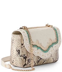 BRAHMIN Cloud Dancer Dubois Rosa Convertible Crossbody Bag