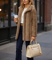 BRAHMIN Cloud Dancer Pagosa Caroline Satchel Bag