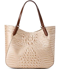 BRAHMIN Contour Ambrose Aliza Contrast Trim Tote Bag