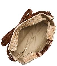 BRAHMIN Contour Pecan Ambrose Hillary Crossbody Bag