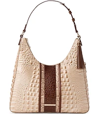 BRAHMIN Contour Pecan Ambrose Tabitha Shoulder Bag