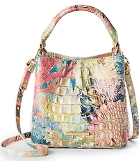 BRAHMIN Coral Reef Melbourne Mini Amelia Bucket Bag