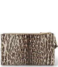 BRAHMIN Daisy Melbourne Collection Ocelot Animal Print Wristlet