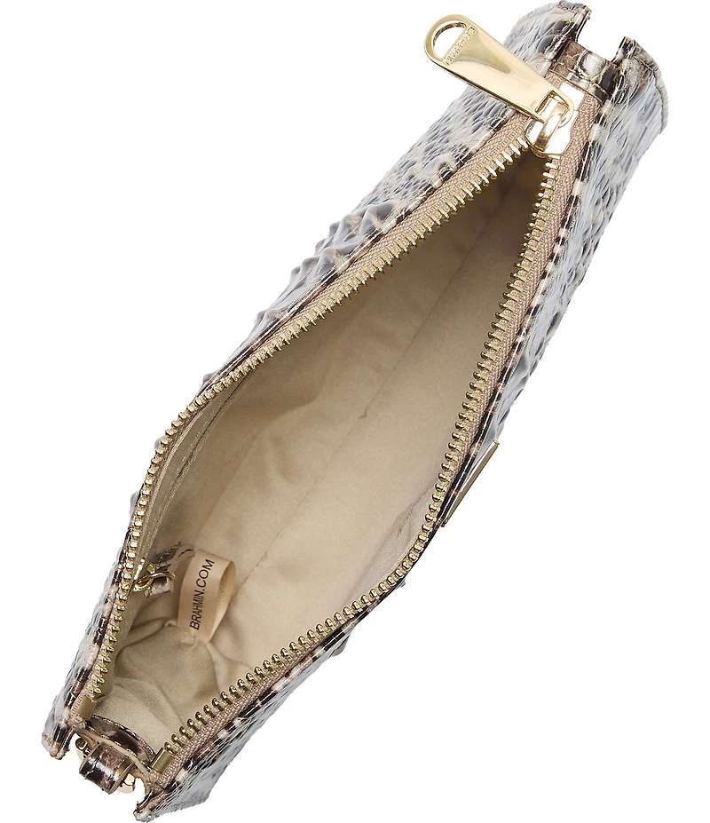 BRAHMIN Daisy Melbourne Collection Ocelot Animal Print Wristlet