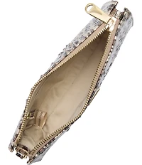 BRAHMIN Daisy Melbourne Collection Ocelot Animal Print Wristlet