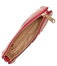 BRAHMIN Daisy Melbourne Collection Volcanic Red Wristlet