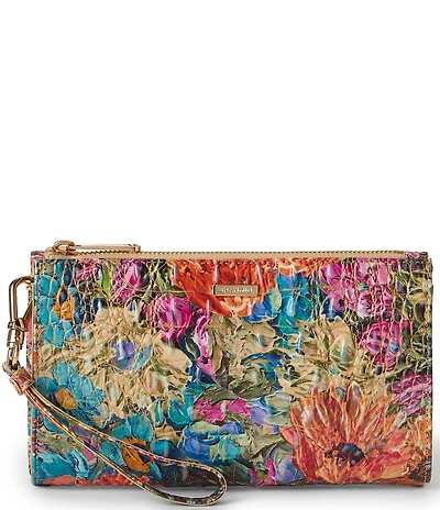 BRAHMIN Daisy Lasso Floral Wristlet