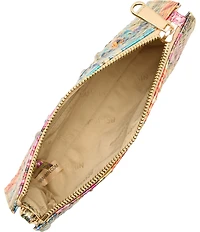 BRAHMIN Daisy Lasso Floral Wristlet