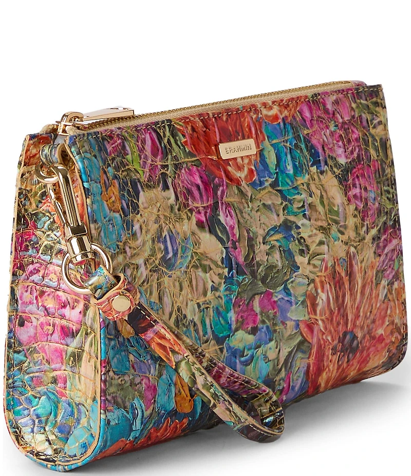 BRAHMIN Daisy Lasso Floral Wristlet