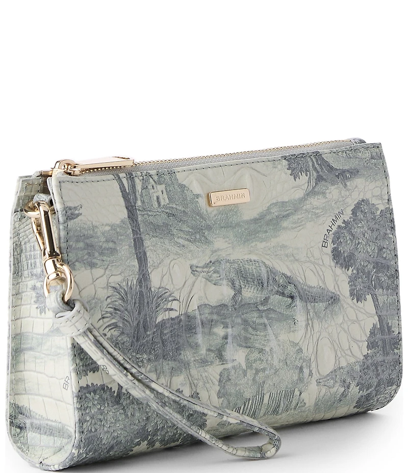 BRAHMIN Daisy Mindful Garden Wristlet