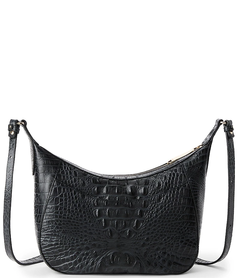 BRAHMIN Damson Collection Black Corinne Crossbody Bag