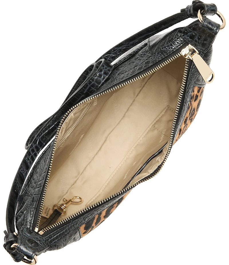 BRAHMIN Damson Collection Black Corinne Crossbody Bag