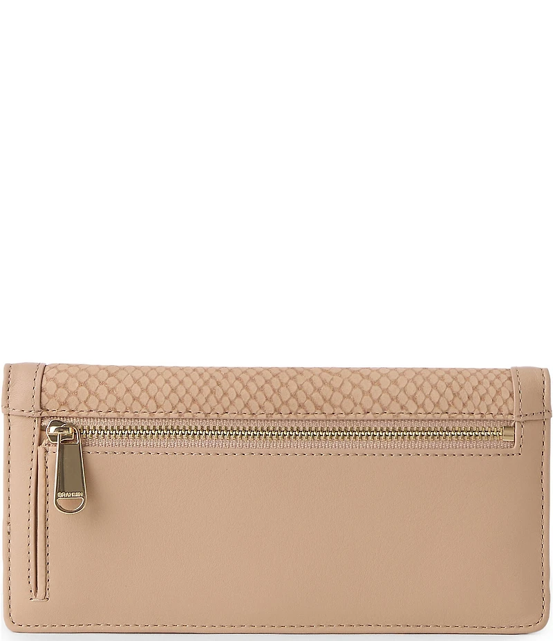 BRAHMIN Dawnlight Collection Tan Ady Wallet