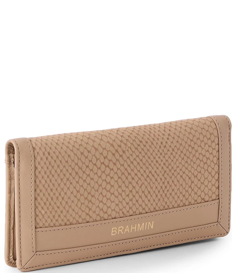 BRAHMIN Dawnlight Collection Tan Ady Wallet