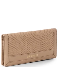 BRAHMIN Dawnlight Collection Tan Ady Wallet