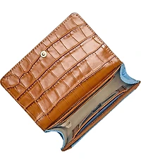 BRAHMIN Denim Starlit Collection Kerra Wallet