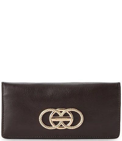 BRAHMIN Deveron Collection Chocolate Ady Wallet